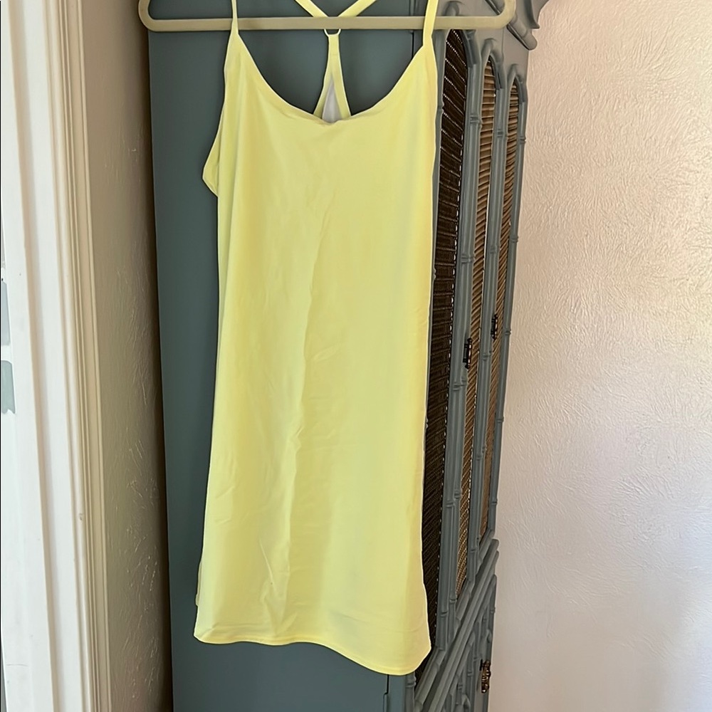 Outdoor Voices Yellow Exercise Dress